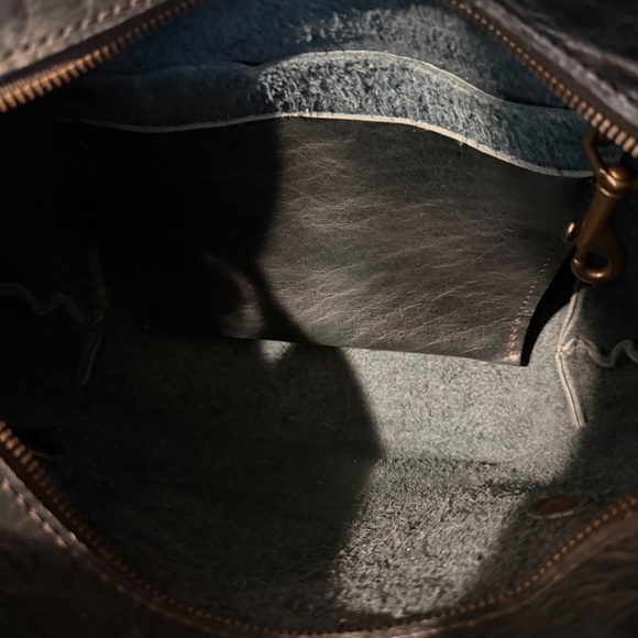 Go Forth Goods LE Indigo Bison Leather Small Avery Tote NEW MSRP $400 - Picture 8 of 9